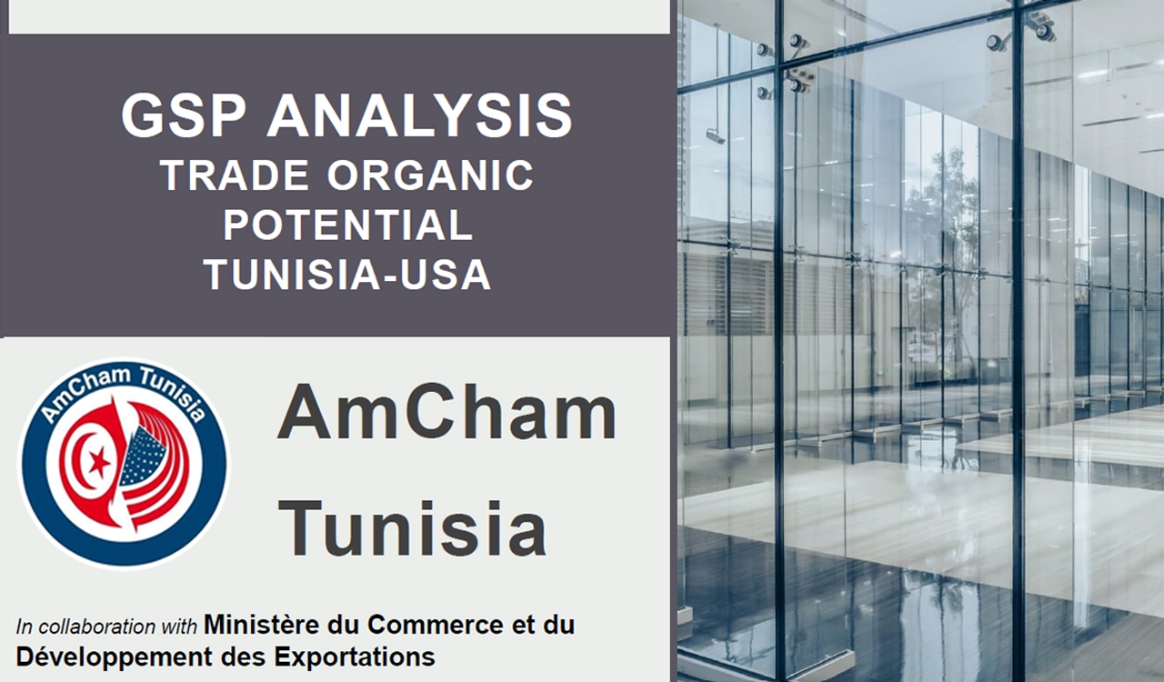 GSP ANALYSIS TRADE ORGANIC POTENTIAL TUNISIA-USA