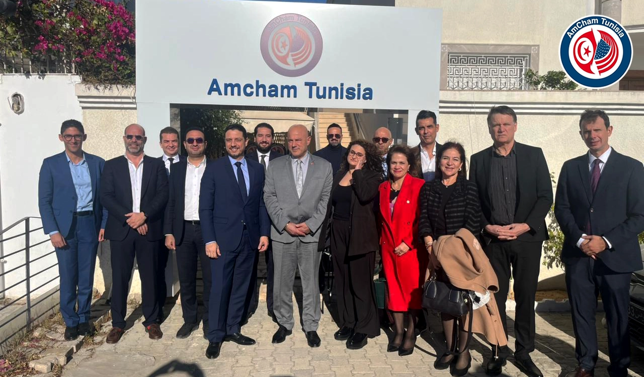 AmCham Tunisia Leadership Meets with U.S. Ambassador Bill Bazzi